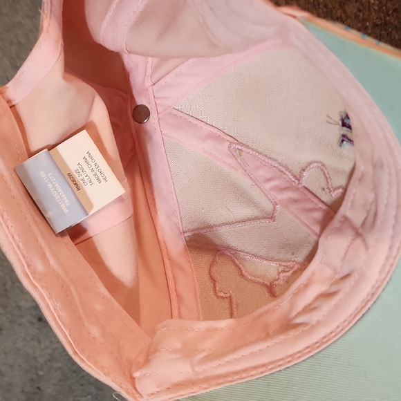 Disney tinkerbell soft ball cap. Velcro back one size 8+ - Picture 2 of 7